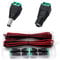 VooGenzek 10m 22AWG Elektrischer Draht Kabel, mit 10 DC Stecker Buchse, Elektrischer Draht 2-adriges Schwarzes Rotes Kabel, Litzen Verzinnter Kupferdraht, für Einfarbige LED Streifen