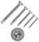 irsa24 200 X Bohrschrauben mit Senkkopf, Form O DIN 7504 A2 O 5,5X50 TX25 Selbstbohrende