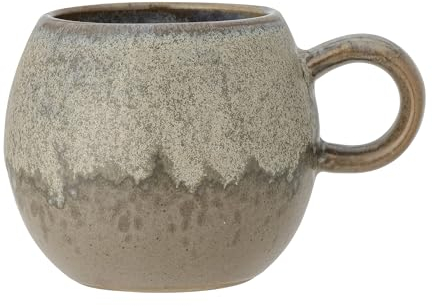 Bloomingville Paula Tasse en grès Marron Diamètre 9 x H8 cm