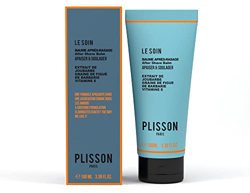 Plisson - Natürlicher After Shave Balsam – alle Hauttypen – 97% Inhaltsstoffe natürlichen Ursprungs, Wildmütterchen, Hauswurz, Kaktusfeige und Aloe Vera – 100 ml (Aftershave Balsam)