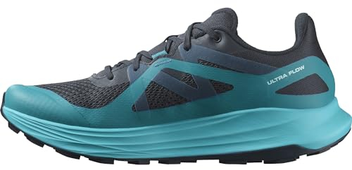 Salomon Herren Ultra Flow Hiking Shoe, Carbon Tahitian Tide Deep Dive, 45 1/3 EU