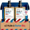 Sapiens Bartöl Herren - BIO Bartpflege Öl Cosmos Organic Zertifiziert mit Rizinusöl - Bartöl Wachstum Spendet Feuchtigkeit Bart Conditioner - Beard Oil for men (50 ml x2)