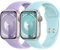 2 Pack Correas Compatible con Correa Apple Watch 44mm 45mm Ultra 49mm 42mm 46mm,Correa iWatch 40mm 41mm 38mm Mujer/Hombre,Correa Silicona Suave Doble Botón para Apple Watch Series 10 9 8 7 6 5 4 3 SE
