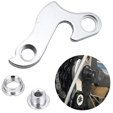 Aluminum Alloy Bike Rear Derailleur Hanger, Rear Gear Hange Rear Derailleur Hanger Transmission Tail Hook, Rear Gear Mech Derailleur Hanger Hook Dropout Frame for Most Bikes