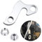 Aluminum Alloy Bike Rear Derailleur Hanger, Rear Gear Hange Rear Derailleur Hanger Transmission Tail Hook, Rear Gear Mech Derailleur Hanger Hook Dropout Frame for Most Bikes