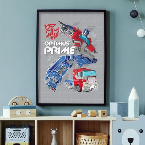 Themed Transformers Print – Optimus Prime Blueprint Wandkunst-Poster (29,7 cm x 42 cm – A3)
