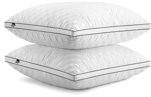 BedStory Kopfkissen 80x80cm 2er Set,Waschbare Kissen aus 1500gx2 Mikrofasern,Atmungsaktive Pillow weich& stützend,Öko-Tex Zertifiziert