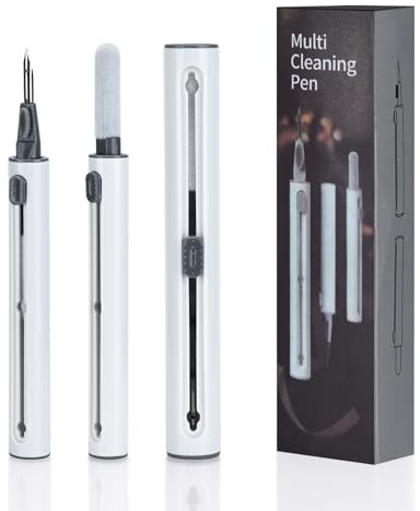 Airpod Cleaner, Phone Cleaning Kit, Airpod Cleaning Kit for Phone, AirPod, Earbuds, Charging Case, Lychee 3-in-1 Multi-Purpose Earbud Pen Easy to Clean