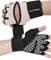 KUTOOK Ruderhandschuhe Fitness Calisthenics Handschuhe Krafttraining Bodybuilding mit Handgelenkschutz Trainingshandschuhe Herren Damen Stoßdämpfend mit Palm Pad für Crossfit blassrosa S