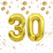 30. Geburtstag Luftballons - Zahlen Luftballon 30 - Deko Zum Geburtstag - Ballon Für Frau