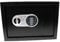 Elektronischer Tresor 250 x 350 x 250 mm – Safe mit PIN-Code, Notöffnung, LED-Anzeige, Stahlkorpus & Verankerung – ideal für Wertsachen, Geld & Dokumente
