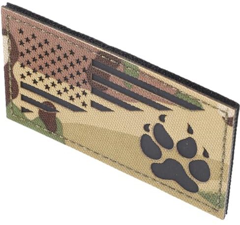 DRESSOOS Bestickter Dekorativer Hundepatch Strapazierfähig Und Hautfreundlich Für Mittelgroße Und Große Haustiergeschirre Kompatibel Mit Hundewesten Langlebige Applikation Wahl Für Hundetra