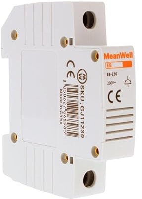 MeanWell Campanello Modulare, Suoneria Da Guida DIN, Slim Occupa Solo 1 Modulo DIN, AC 230V IP20 IEC61558