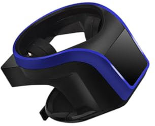 Angoily Support de téléphone portable pour voiture - Bleu - Accessoires de voiture - Supports de sortie de climatisation ABS