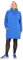 Ulla Popken Damen große Größen Übergrößen Plus Size Sweatkleid, Stehkragen, Langarm, Taschen Pfauenblau 58+ 825247740-58+