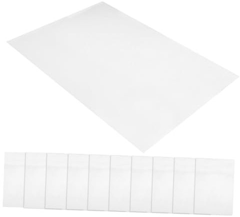 Tofficu Mattes Aufkleberpapier Einfach zu Verwenden 20 Blatt zum Bedrucken Selbstklebendes Pvc Etikettenpapier Transparenter Aufkleber für Scrapbooking und Bastelarbeiten