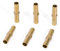 6 Pièces Raccords de Tuyau d'air Comprimé en Laiton de 8mm, 1 en Forme, Connecteur de Tuyau de Carburant, Connecteur Barbelé pour Carburant, Air, Eau, Gazole