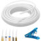 PTFE Schlauch, PTFE Teflon Tube 4mm 5m mit Cutter für 3d Drucker 1,75 mm Filament Zubehör