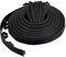 Relaxdays Rasenkante mit Erdanker, 20 m, zur Beeteinfassung & Wegumrandung, Flexibles Rasenband, Kunststoff, schwarz