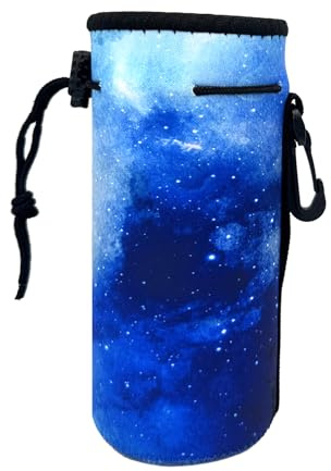 KOSTOO 16-18oz Neoprene Water Bottle Sleeves, Insulators Beverage Bottle Can Covers Beer Coolers Holder Non-Slip Coolier Tumbler for Outdoor Activities (Blue Sky)