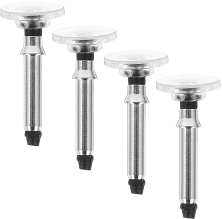 Toddmomy Lot de 4 Embouts de Remplacement pour Stylet Capacitif Argenté en Fer Design à Forte Aspiration, Portable pour Smartphones et Tablettes en Divertissement et Étude