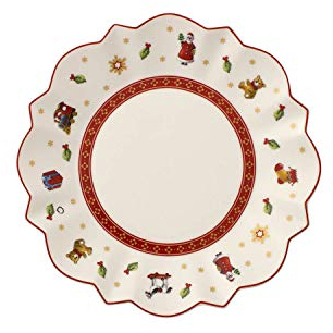 Villeroy & Boch Brotteller, Weiß/Bunt, Rund