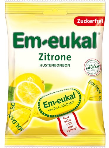 EM EUKAL Bonbons Zitrone zuckerfrei 75 g