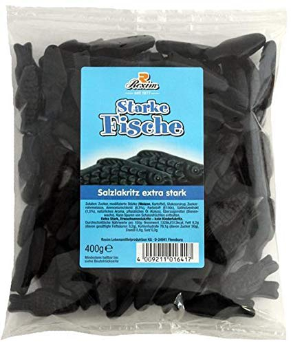 Rexim starke Fische Salmiak-Lakritze extra stark 400 g