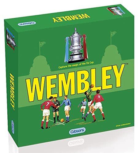 Wembley Board Game | Retro Design | Family Game | Dice Rolling FA Cup Football Game for Adults & Kids