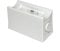 Fassung Linienlampe für Osram Linestra Ralina 35W & 60W S14d ein Sockel mit Schalter weiß