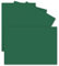 25 Einzel-Karten DIN A6-10,5 x 14,8 cm - 240 g/m² - Dunkel-Grün - Tonkarton - Bastelpapier - Bastelkarton- Bastel-karten - blanko Postkarten