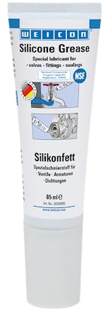 WEICON 26350085 Graisse Silicone adhésive 85 g Lubrifiant pour valves, robinetteries, Joints