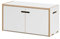 Tojo Hochstapler | modulares Regalsystem Verschiedene Module für Wandregal/Bücherregal/CD Regal | MDF Regal (weiß, Grundmodul mit Türen)
