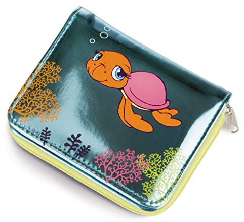 NICI 43407 Geldbeutel Schildkröte Sealina, 12 x 9,5 cm, bunt