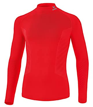 Erima Unisex Erwachsene Athletic Longsleeve 2.0 Turtleneck Funktionsunterwäsche (2252111), rot, L