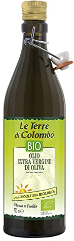 Le Terre di Colombo – Olio extravergine di oliva, biologico, prodotto con olive UE, 750 ml