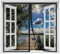 AQKaki Mosquitera Ventana Magnetica, 90x100cm Poliéster Mosquiteras para Ventanas Cierre Automático Antimosquitos Cortina Mosquiteras Magnética Fácil Instalación para Habitación Salón Ventanas