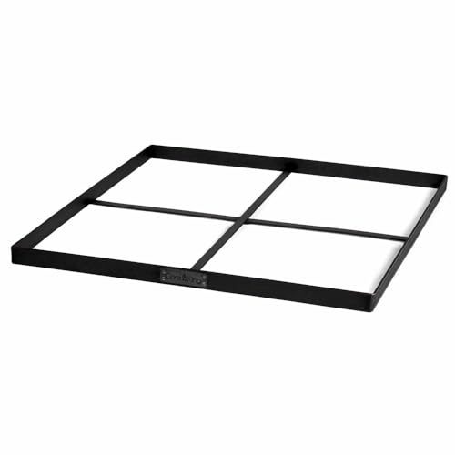 Barbecue Base Braciere Quadrato Per Sassi Decorativi 60x60 cm