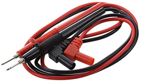 TsoLay 1000V Bananenstecker Abnehmbare Spitze Multimeter Sonde Messleitung schwarz Red rot Paar