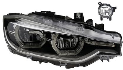 Johns, LED Scheinwerfer Rechts passend für BMW 3er F30/F31 05/2015- mit LWR TFL + Nebel