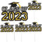 PRETYZOOM 5 2023 Kuchen-Banner khimar hijab catchring Phd-Kuchenpicks Cupcake-Topper Dekoration für Abschlusshüte Abschluss Hut Topper Glückwunsch Dekorationen Abschlussdekor 2023 Foto