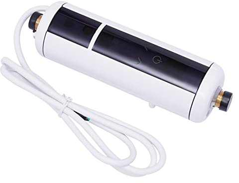 Calentador de agua instantáneo, 3500w Ipx4 Calentador de agua eléctrico instantáneo, 30-52 °C ABS sin depósito con pantalla LEE para ducha y cocina