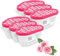 Aquafloow Deshumidificador 400 ml, Antihumedad Habitación 6 Piezas ROSE | Neutralizador de Olores, Absorbente de Humedad para Cocina, Armario, Baño, Estudio, Ropa