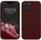 kwmobile Handyhülle für iPhone 14 Hülle, für iPhone 14 Case - Hülle Silikon - kabelloses Laden - Tawny Red