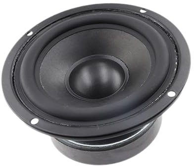 AsrMyjcx Audio Speaker Universal Car Stereo Speaker Easy Installation Black Car Speaker Midrange Loudspeaker 4.5inch Round Speaker