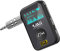 1Mii Aux Bluetooth Adapter Auto, Bluetooth 5.3 Empfänger mit LDAC, aptX-HD, OLED-Bildschirm, Dualer Kopplung, 14 Std. Akkulaufzeit, Freisprechanruf, für Autoradio/Stereoanlage/Lautsprecher