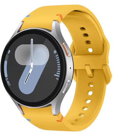 per Samsung Galaxy Watch 7/6/5/4/FE 40mm 44mm,Galaxy Watch 6 Classic 47mm 43mm/Watch 4 Classic 46mm 42mm/Watch 5 Pro 45mm,cinturino sportivo in silicone Senza Spazio Cinturini di ricambio Donna Uomo