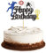1 Stück Handball Tortenaufsatz, Happy Birthday Zeichen, Tortenaufleger Deko Geburtstag Kinder, Glitzer Deko Torte für Männer Junge Sport Thema Geburtstag Party Suppplies