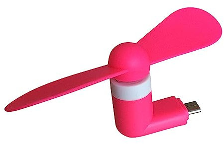 Ruarby Small USB Pocket Fan Travel Fans Plug In For Smart Phones Portable Cooler For With OTG Function