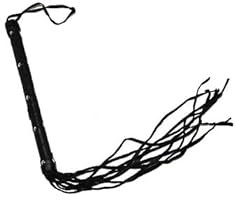 LP Divertissements Lot de 6 - Fouet Martinet en Cuir 45cm